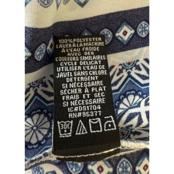 Sanctuary V-Neck Sleeveless Split Back Button Up Top Blouse Women's Sz L - Picture 11 of 11